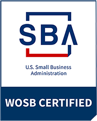 Certified as a Woman Owned Small Business